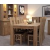 Homestyle Trend Oak Furniture Large Dining Table And Chairs Set